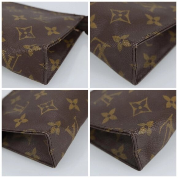 LOUIS VUITTON Monogram Poche Toilette 15 Pouch M47546 LV Auth 98203 - Picture 14 of 16